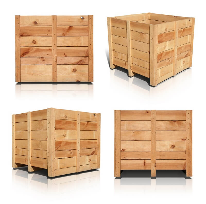 wooden crates